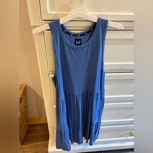 GAP Sleeveless Blue Dress